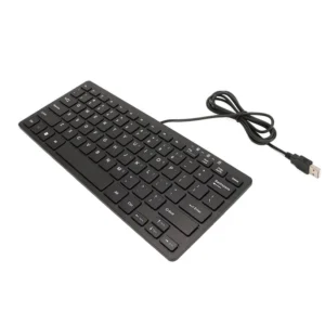 كيبورد سلكي صغير اسود USB